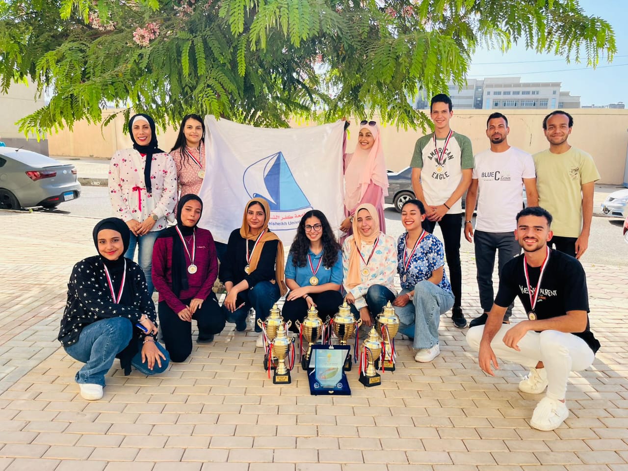 كفر الشيخ أولى المهرجان الرياضى لجامعات الدلتا 
