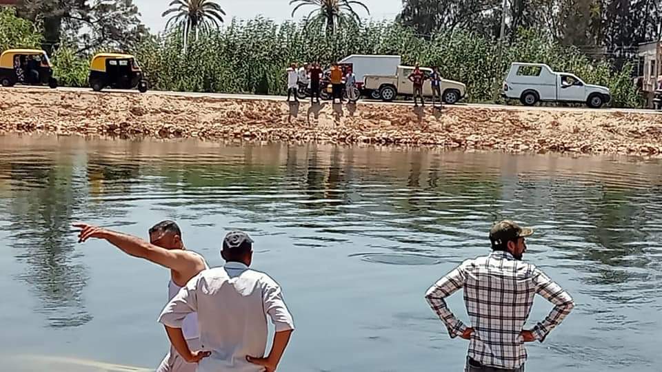 انتشال جثة شاب .. من ترعة المحموديه