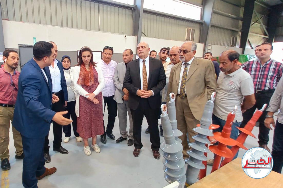 نائب محافظ البحيرة تتفقد عدداً من المصانع والشركات العاملة بالمنطقة الصناعية بوادي النطرون.. صور