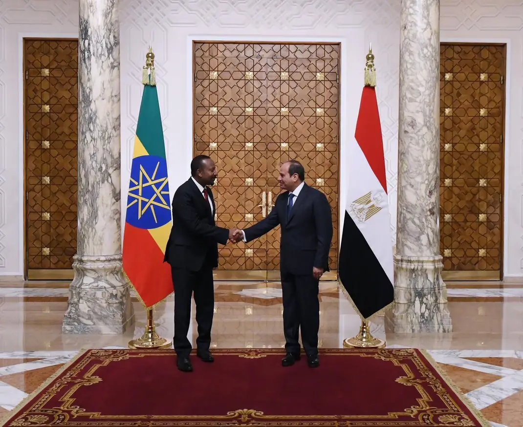 بيان مشترك للرئيس السيسى.. ورئيس وزراء أثيوبيا