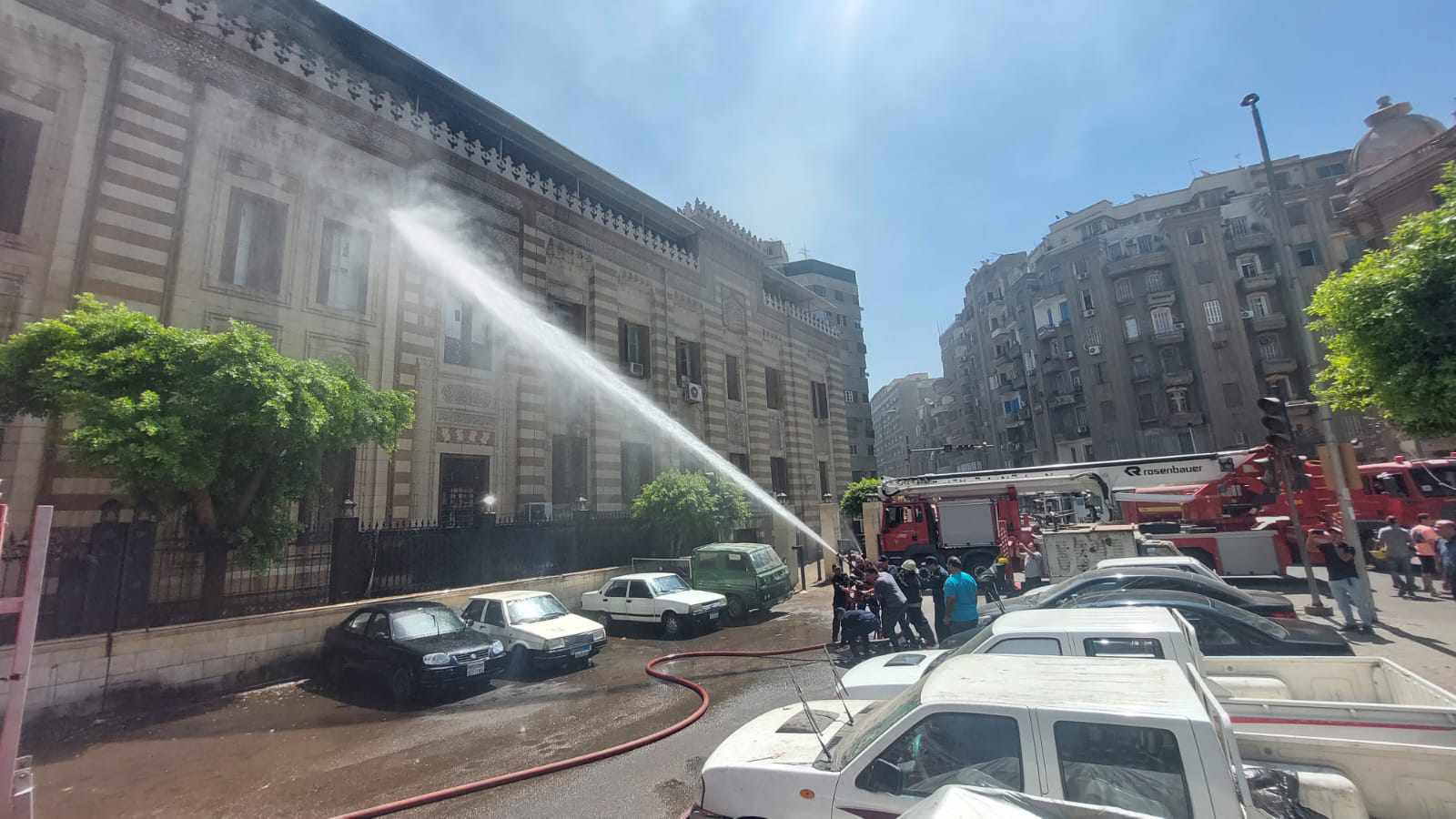 الأوقاف تنفى افتعال الحريق..للتخلص من الملفات القديمة