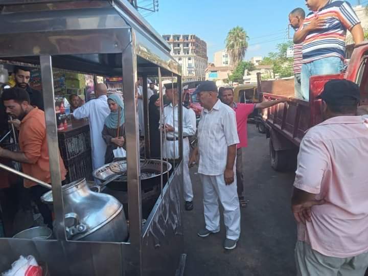 رفع 562 إشغال طريق بدمنهور وأبو حمص ورشيد والدلنجات