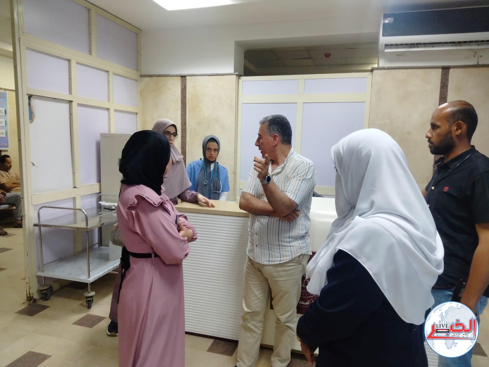 وكيل وزارة الصحة بمطروح فاجأ المستشفى العام.. فجرا 
