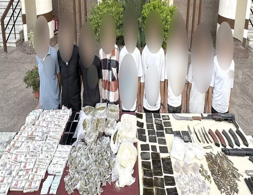 عصابة الـ 9 سقطوا بالمخدرات في القليوبية