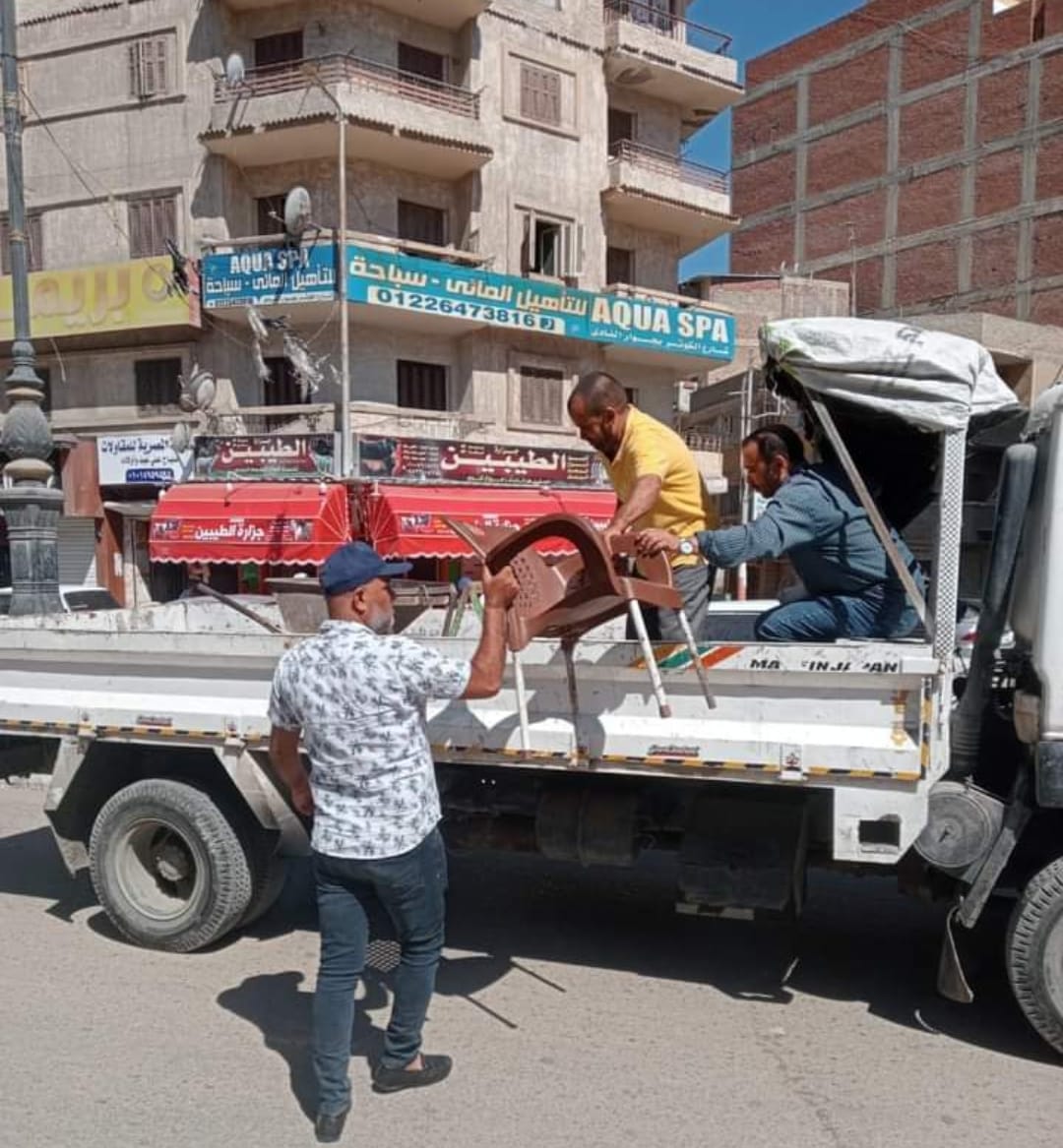 رفع 904 إشغالات طرق مخالفة ب3 مراكز بحراوية 