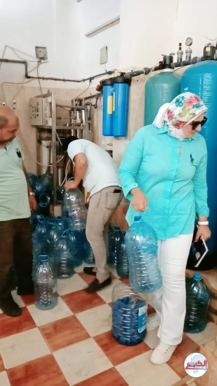 مياه معدنية مضروبة.. بمطروح