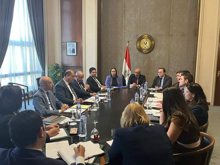 مساعد وزير الخارجية  يستقبل وفد النواب الأمريكى 