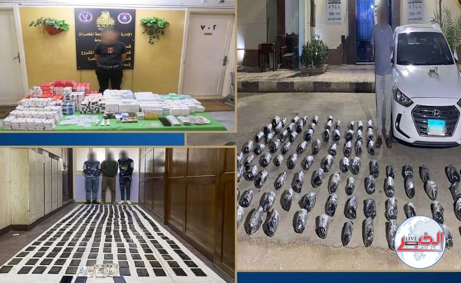تجار الممنوع..فى قبضة الأجهزة الأمنية 