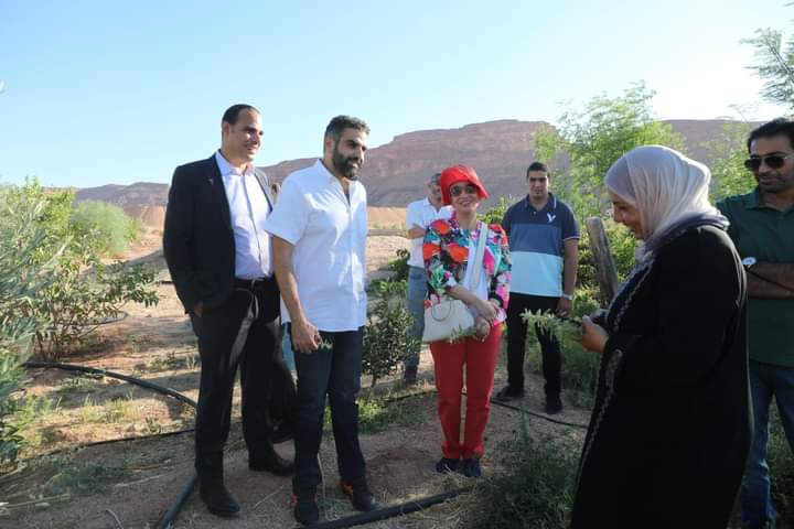 وزيرة البيئة تزور محميتى وادى رام والعقبة البحرية بالعقبة 
