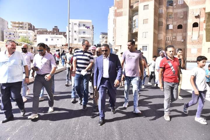 محافظ مطروح يتفقد تطوير منطقة سوانى 