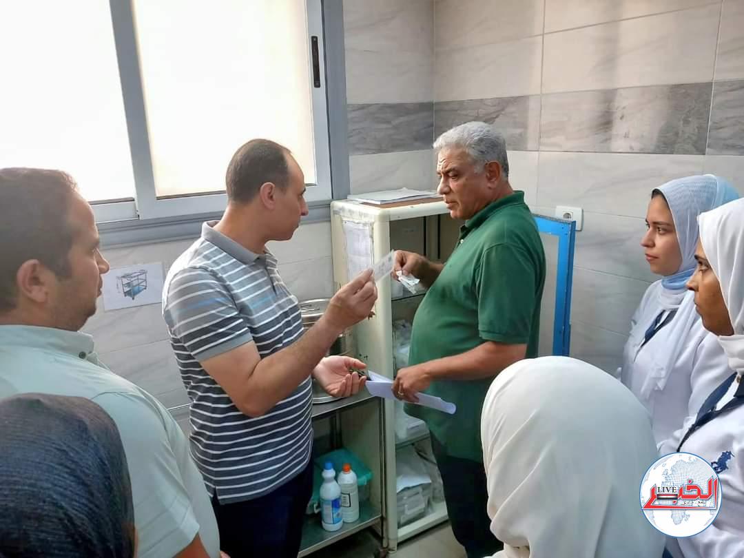 وكيل وزارة الصحة بالبحيرة يفاجئ مستشفى إدكو