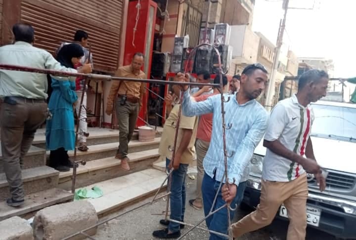 تحرير 263 محضر إشغال فى حملات مكبرة بــ 3 مراكز بالمنيا 