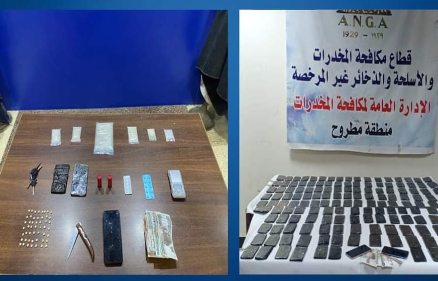 سقوط تجار المخدرات..بالمحافظات 