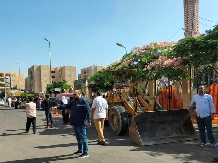 إزالة مخالفات البناء والظواهر العشوائية بالشيخ زايد والشروق والعبور وبني سويف الجديدة