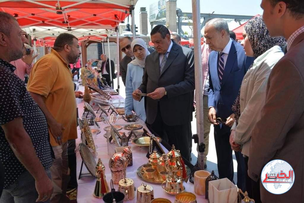 إفتتاح معرض" أيادي مصر "للحرف اليدوية والتراثية بكورنيش بنها 