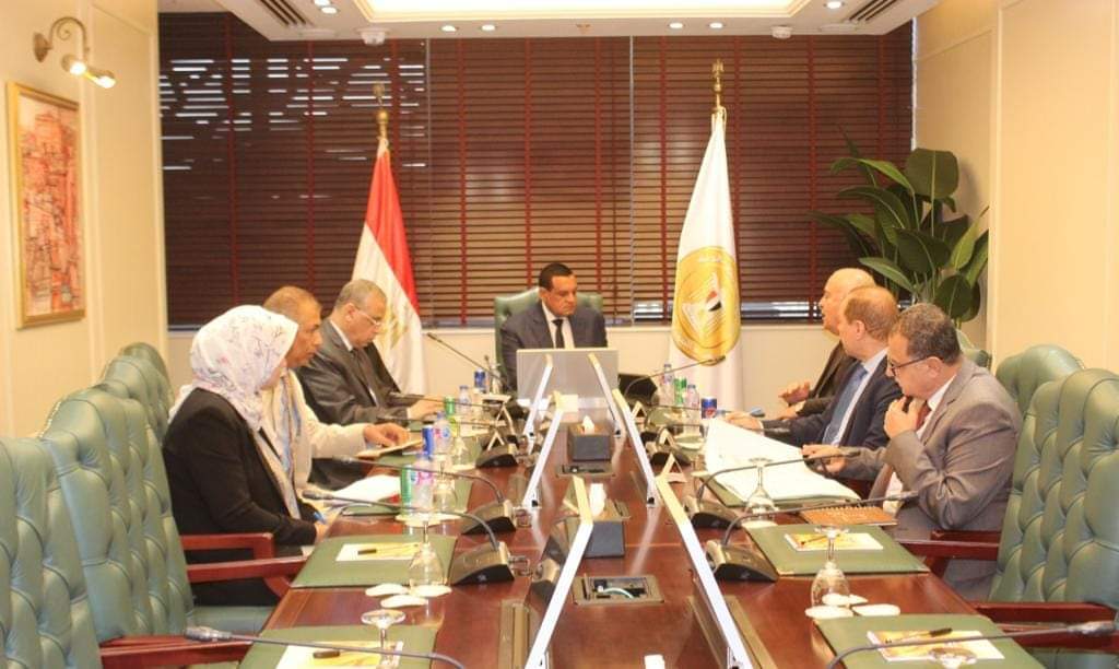 آمنة بحث مع محافظى سوهاج و قنا الموقف التنفيذي للمشروعات الخدمية وبدء تشغيل المجمعات الحكومية 