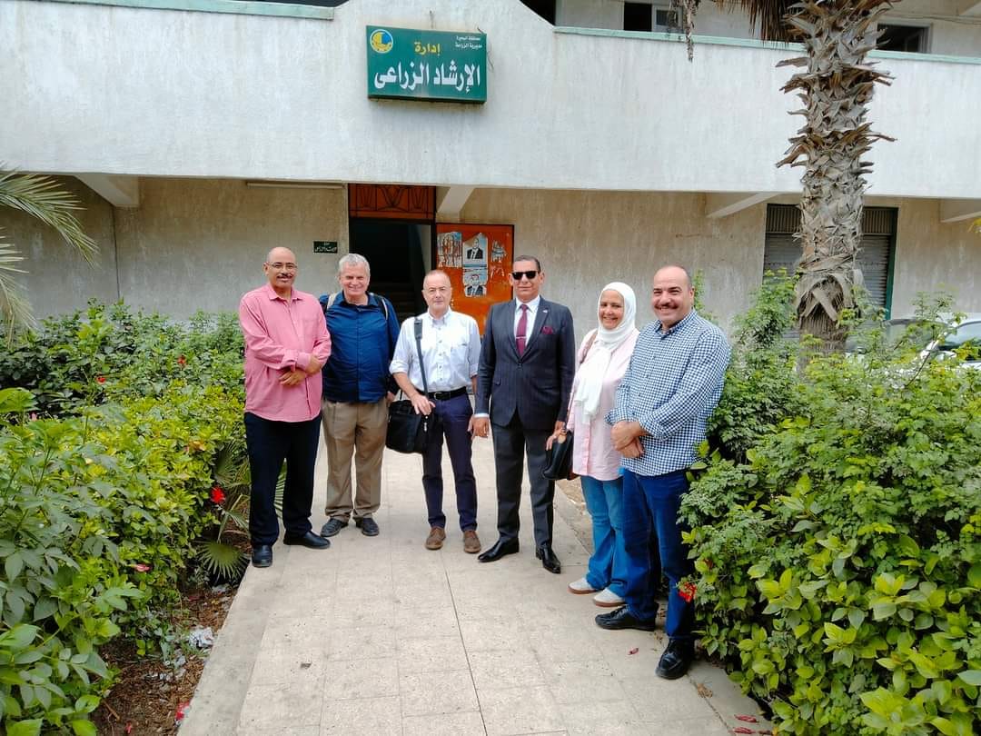وفد ألمانى فى البحيرة لتفقد أنشطة برنامج إدارة مياه دلتا النيل