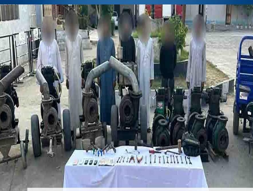 حرامية الماكينات الزراعية بأبو المطامير..فى قبضة الأمن 