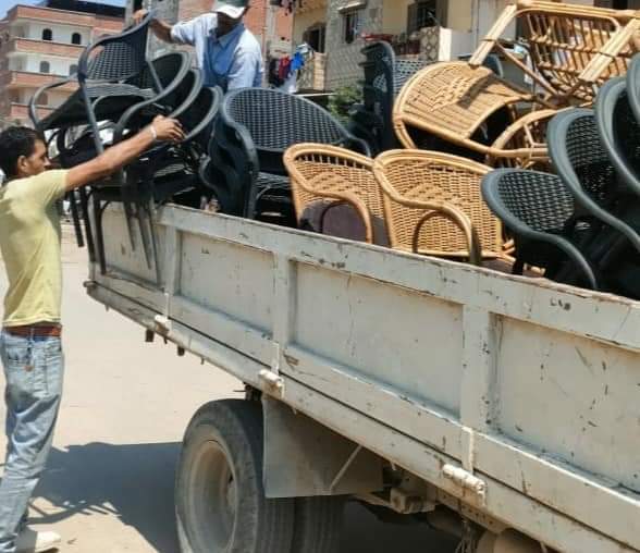 رفع 2760 طن قمامة و 769 إشغال طريق..بالبحيرة 