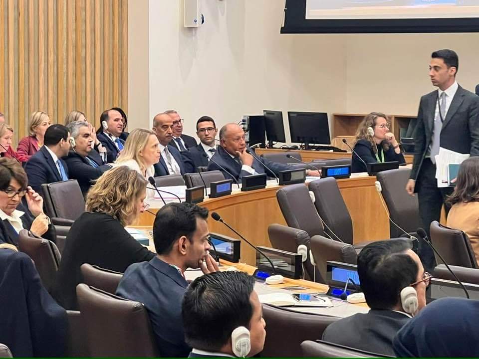 شكرى : مصر ملتزمة بالحفاظ على حقوق اللاجئين الفلسطينيين..وحق العودة