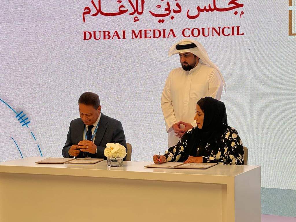 جبر يوقِّع مذكرة تفاهم مع مجلس دبى للإعلام