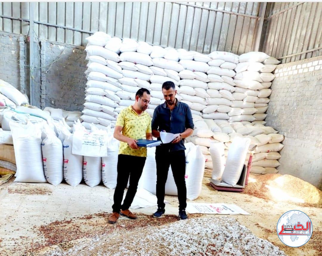 ضبط 10 أطنان  علف داخل مصنع بدون ترخيص.. بالبحيرة
