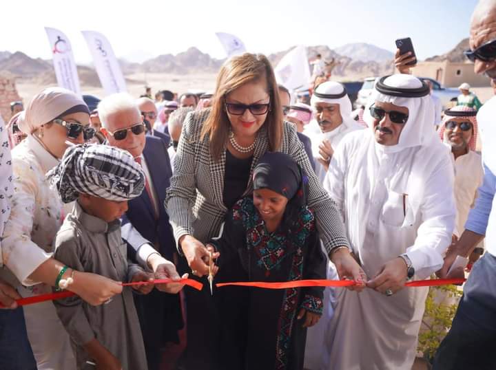 إفتتاح أعمال تطوير التجمع البدوى"منحر الناقة"..بشرم الشيخ 