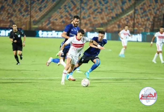 الزمالك يتقدم علي سموحة بثلاثية نظيفة بالشوط الأول
