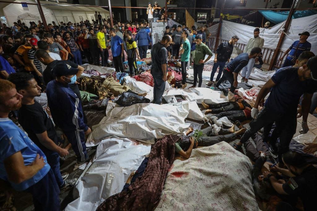 نقابة الصحفيين الفلسطينية : جريمة مستشفى المعمدانى..ارتكبها جنود الإحتلال بضوء أخضر بأمريكا