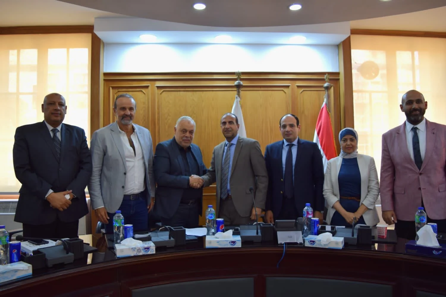 بروتوكول تعاون .. بين بنك ناصر الاجتماعي ونقابة المهن التمثيلية