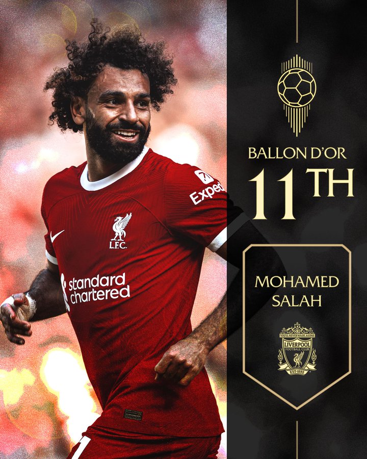ليفربول ينشر صورة صلاح مصحوبة برمز التصفيق