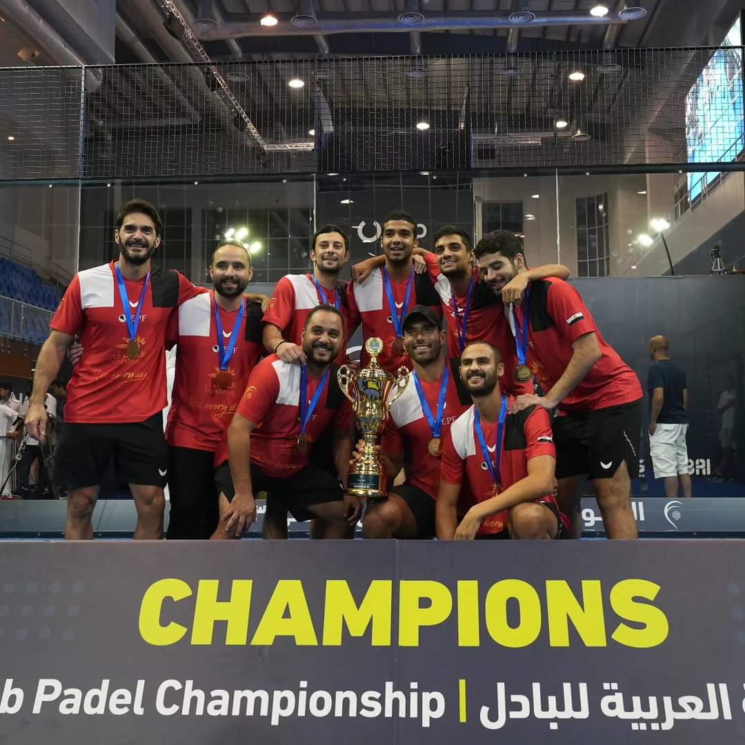 مصر تتوج بلقب البطولة العربية الأولى للبادل بالفوز على الكويت