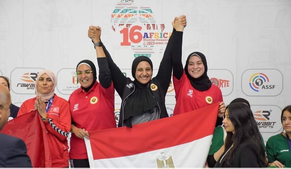 هالة الجوهري تحصد ذهبية بطولة إفريقيا للرماية