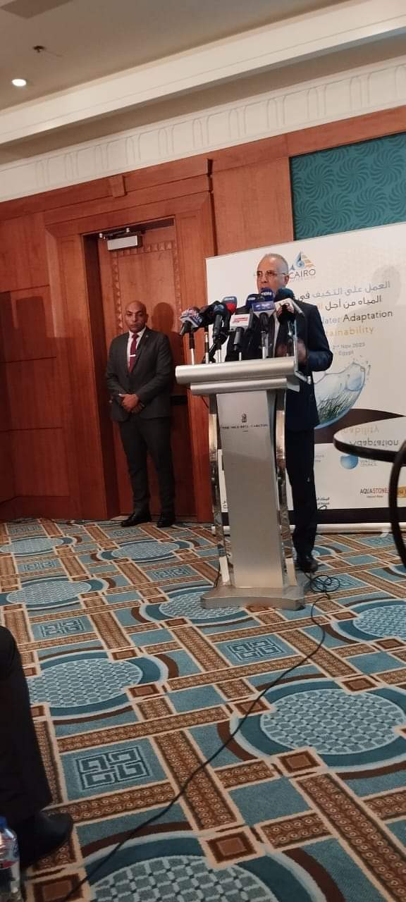 وزير الرى : مصر نجحت فى وضع قضية المياه بقلب العمل المناخى العالمى