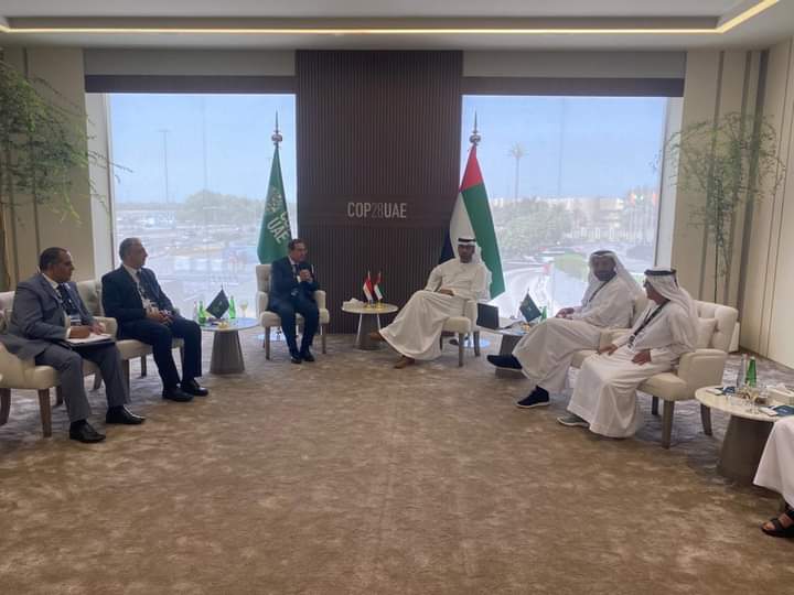 الملا يلتقى سلطان الجابر رئيس مؤتمر الأمم المتحدة للمناخ COP28..بأبو ظبى 