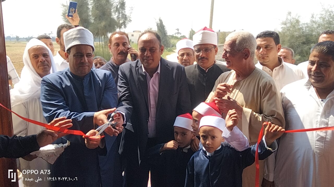 إفتتاح 3 مساجد جديدة بتكلفة 3 ملايين و600 ألف جنيه بأبو المطامير وحوش عيسى