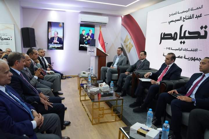 الحملة الرسمية للمرشح الرئاسى عبد الفتاح السيسي تستقبل وفداً من التيار الاصلاحي الحر