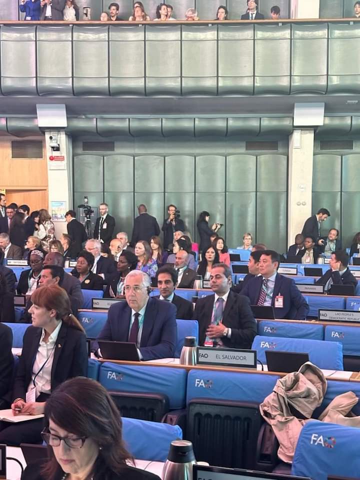 وزير الزراعة يشارك فى يوم الغذاء العالمى  بروما تحت عنوان المياه هى الحياة
