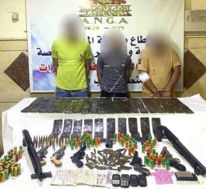 كوكتيل  أسلحة مخدرات.. مع عصابة شبراخيت بالبحيرة