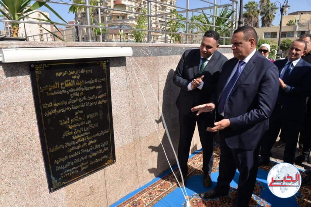 وزير التنمية المحلية ومحافظ الدقهلية يفتتحان ميدان رمسيس بعد تطويره