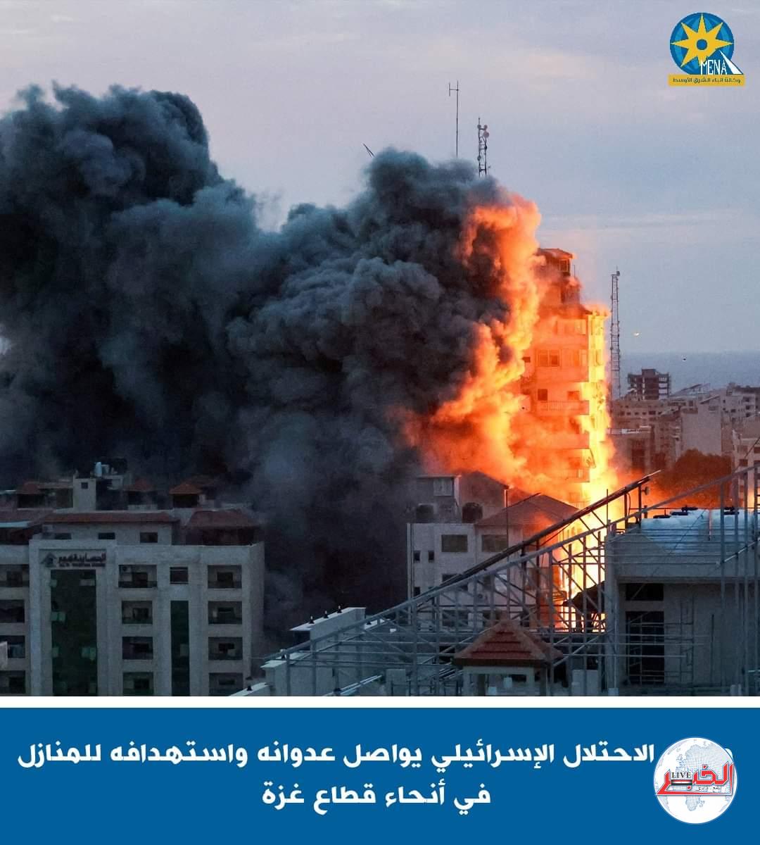 غارات إس.. رائيل.. ية على أحياء الزيتون والشجاعية وتل الهوا ومخيم الشاطئ وبيت لاهيا