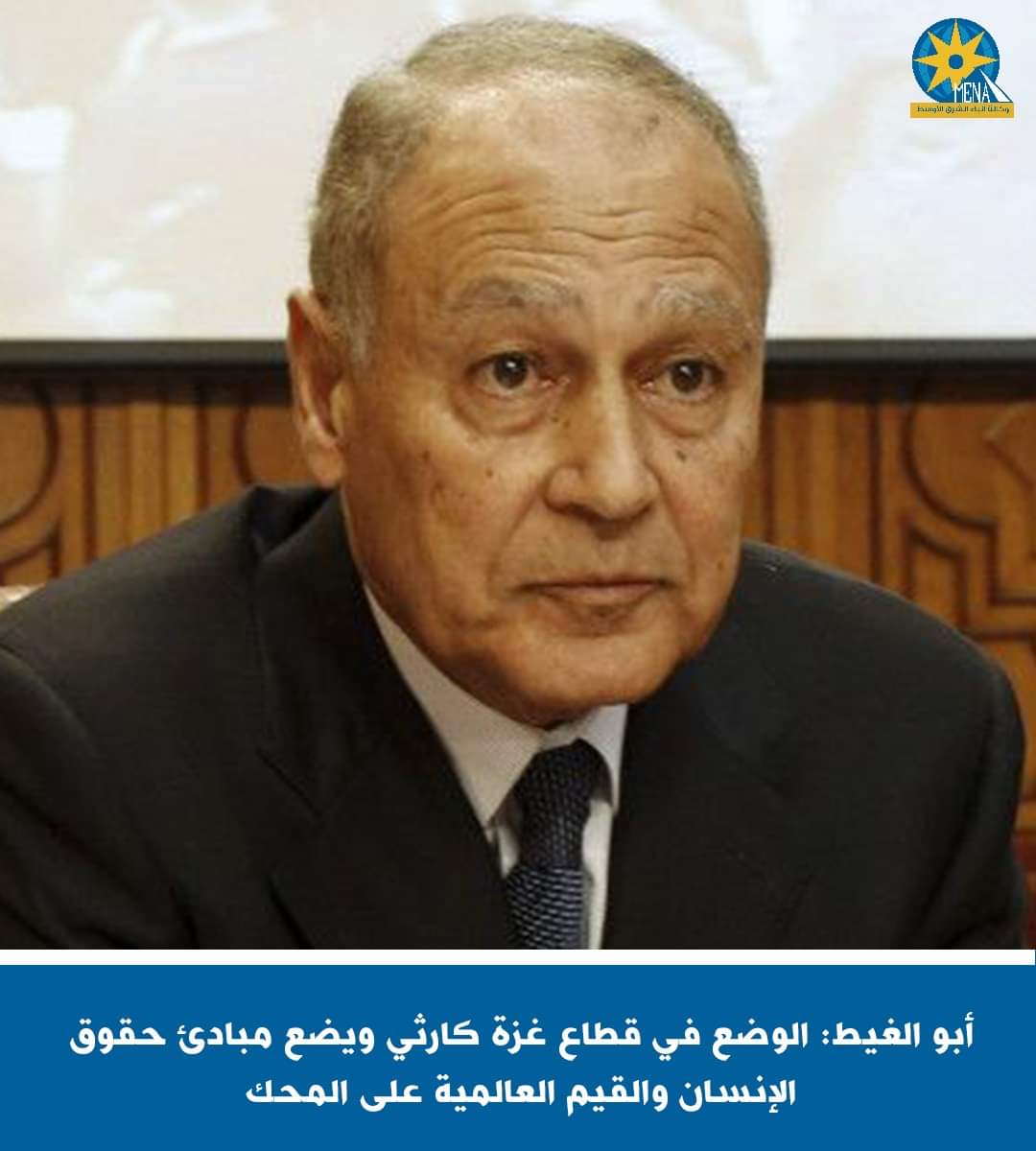 أبو الغيط: الوضع في قطاع غزة كارثي ويضع مبادئ حقوق الإنسان والقيم العالمية على المحك