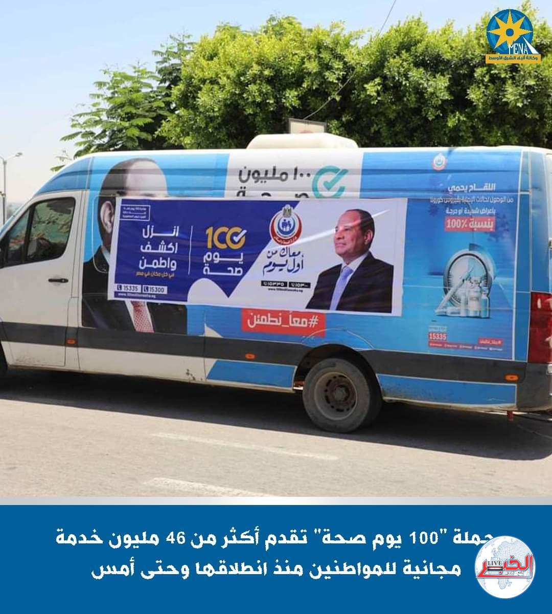 عبد الغفار : "100 مليون صحة" قدمت 46 مليونا و811 ألفا و161 خدمة طبية
