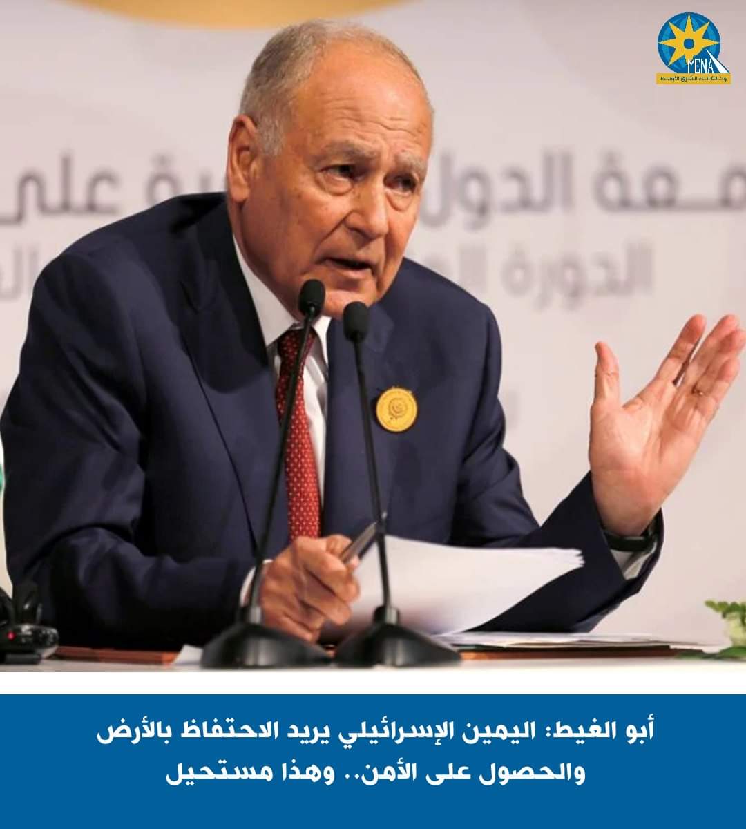 أبو الغيط : هجمات حماس على إسرائيل 7 أكتوبر ليس بداية الأزمة