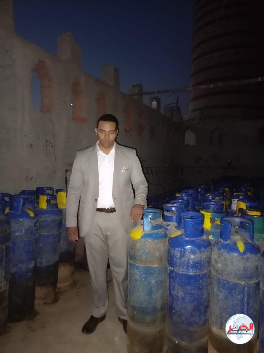 ضبط 200 اسطوانة غاز ب 3 مصانع طوب بكوم حمادة
