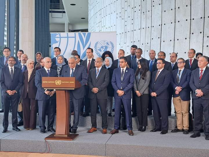 نداء دولى من مندوب مصر بالأمم المتحدة و سفراء وممثلى 71 بعثة للوقف الفورى لإطلاق النار فى غزة 