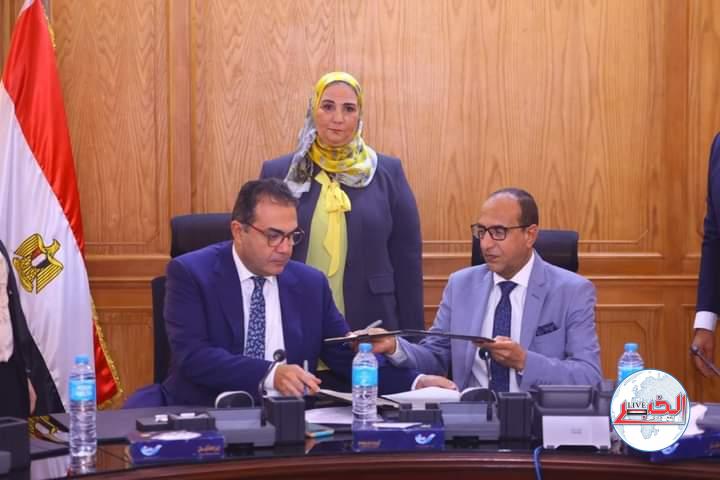 بروتوكول تعاون بين بنكى ناصر الإجتماعى والمصري الخليجى لاستثمار قطعة أرض على كورنيش النيل