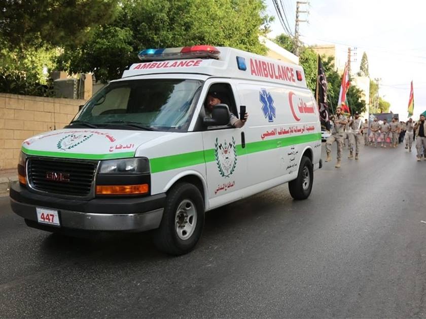 إصابة 4 مسعفين .. في قصف إسرائيلي لجنوب لبنان