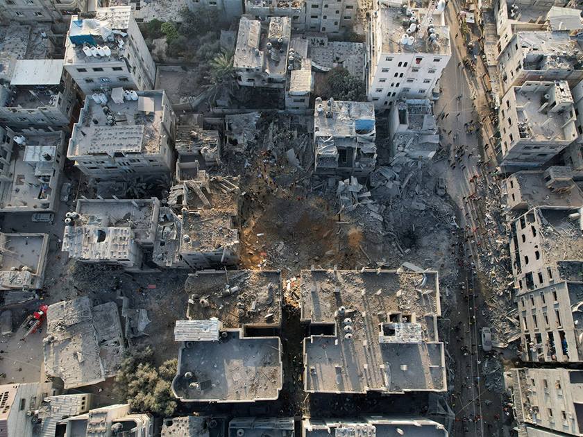 صحيفة أمريكية: إسرائيل استخدمت ثاني أكبر قنبلة بترسانتها .. في جباليا