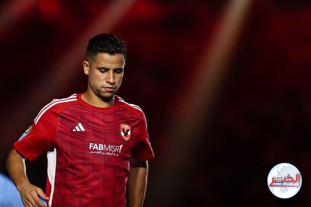 نقل رضا سليم لاعب الأهلي للمستشفي بعد الإصابة أمام صن داونز الجنوب إفريقي